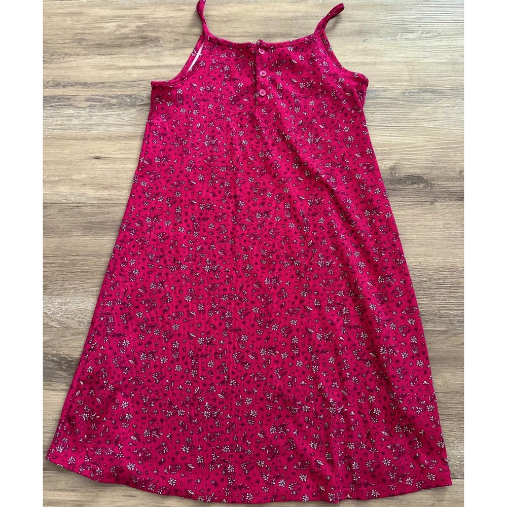 Like New! Girl’s Pink Thin Strapped Floral Dress